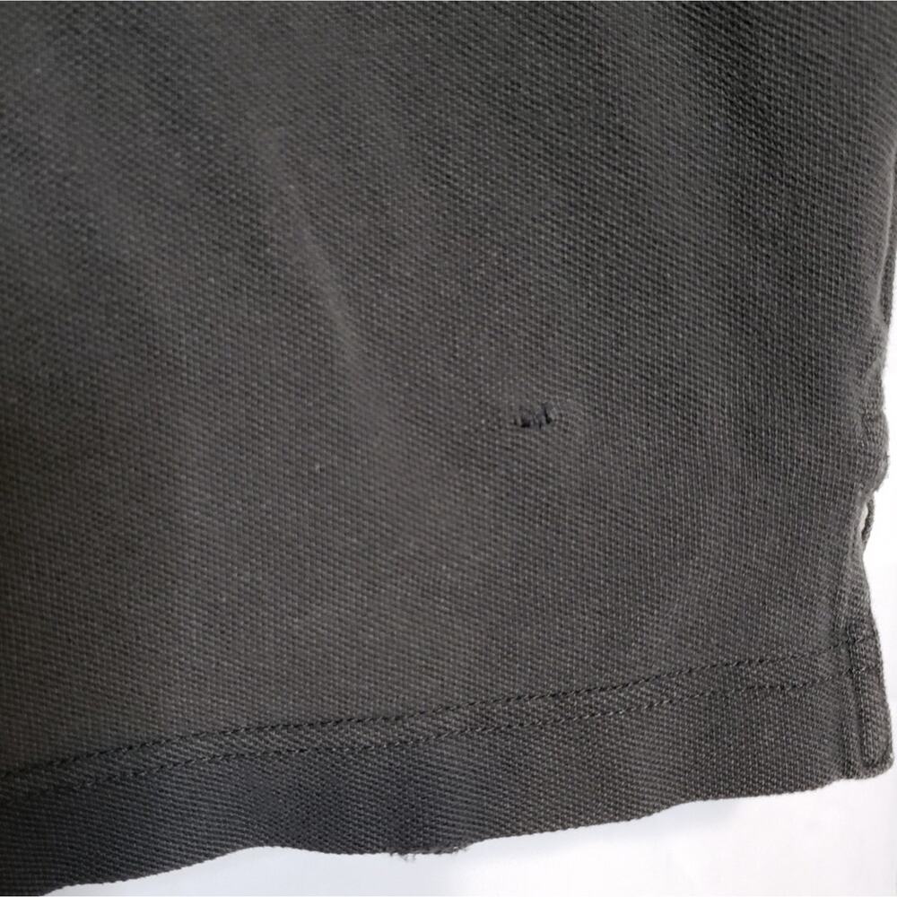 Aeropostale Distressed Regular Fit Dark Grey Short Sleeve Golf Polo L - Picture 7 of 8